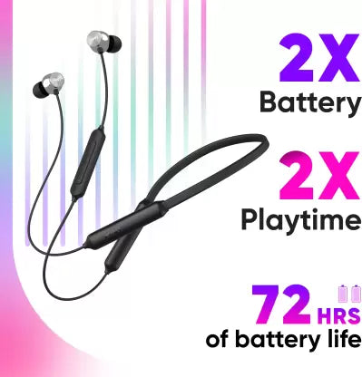 Mivi Collar Classic Pro TWS Neckband with 72 Hours of Playtime & Fast charging Bluetooth Headset (Black, In the Ear) Mivi Collar Classic Pro TWS Neckband with 72 Hours of Playtime & Fast charging Bluetooth Headset (Black, In the Ear)